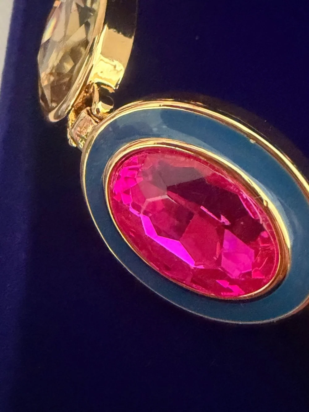 Kurt Geiger Multicolor Gemstone Statement Necklace. New ☀️ Luxurious Box Free ☀️ - Picture 14 of 17